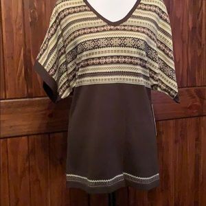 Bandalinoblu sweater tunic. NWT.